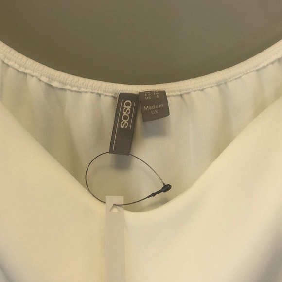 ASOS long sleeve sweetheart wrap mini dress - NWT - Picture 5 of 7